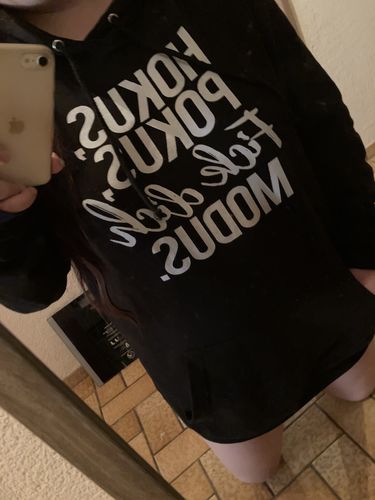 Customer photo review of Hokus Pokus F*** **ch Modus - Unisex Kapuzenpullover Hoodie