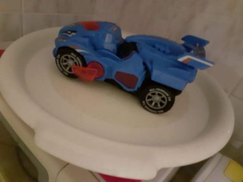 Customer photo review of Transforming Dinosaur LED Car
