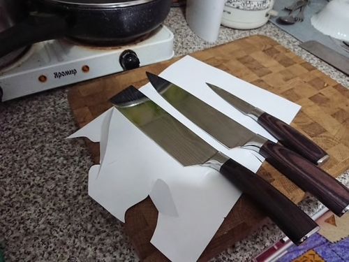 Customer photo review of Cultro - das professionelle Chef Messer-Set