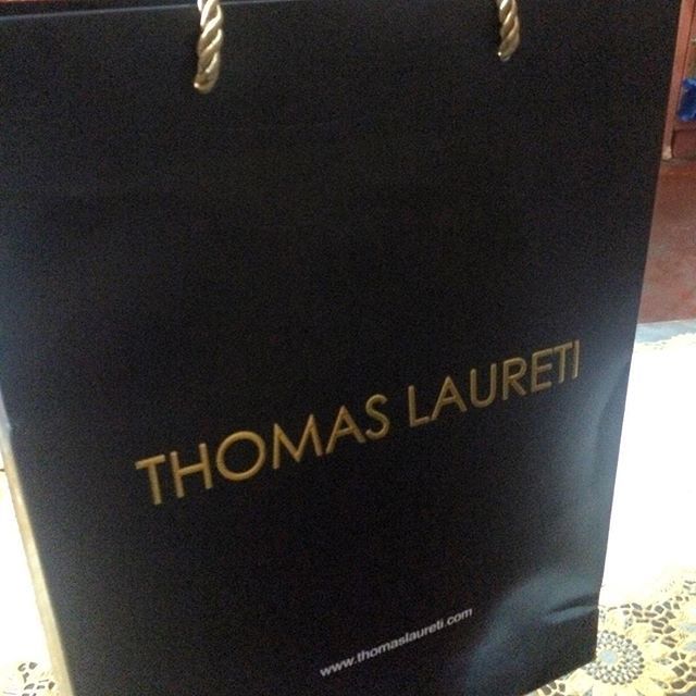 Customer photo review of Men's Thomas Laureti Black Polo Shirt