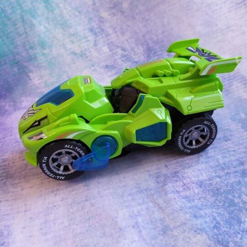 Customer photo review of Transforming Dinosaur LED Car