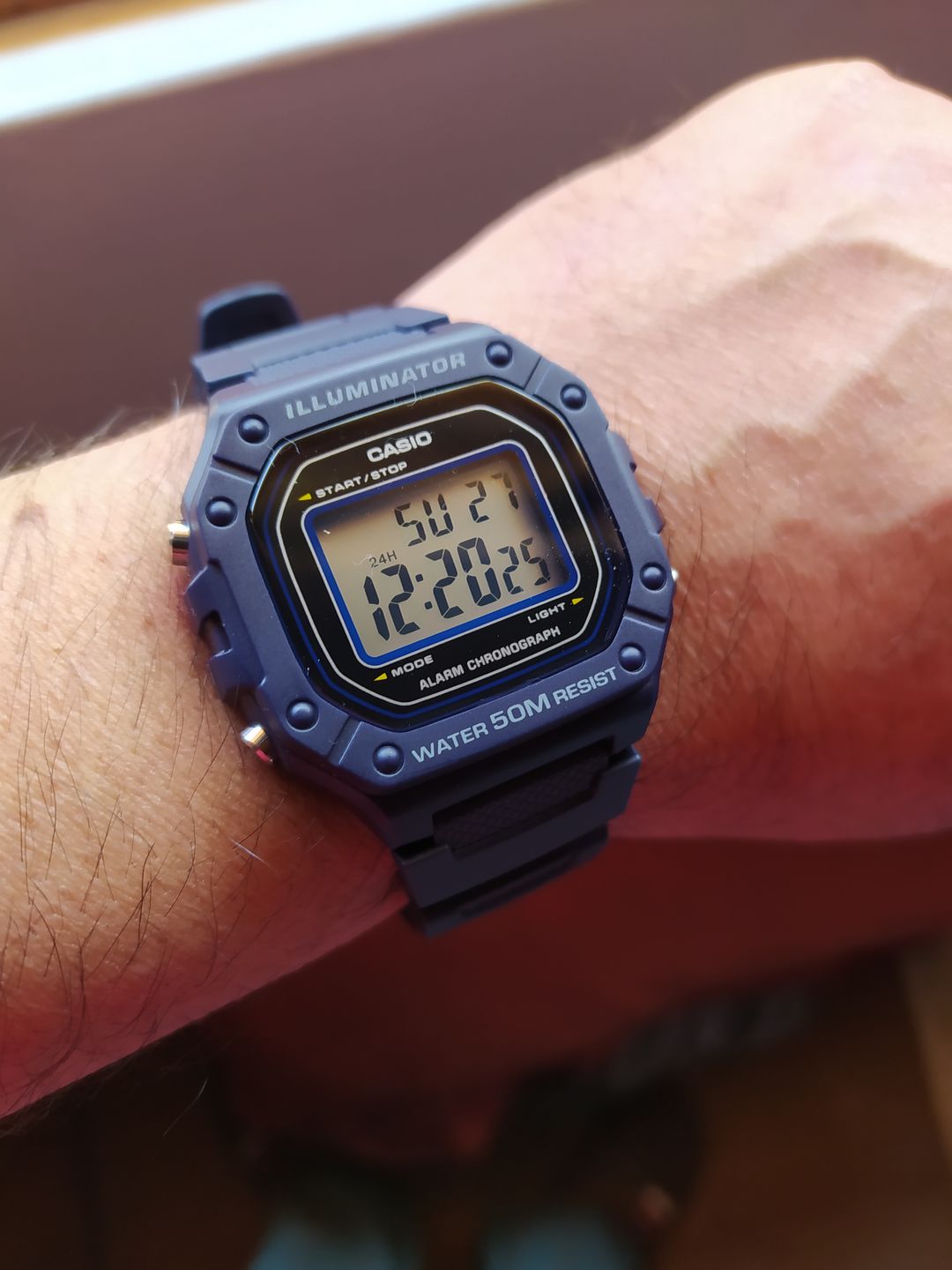 Customer photo review of Reloj Casio Vintage W-218H-2AVDF Azul