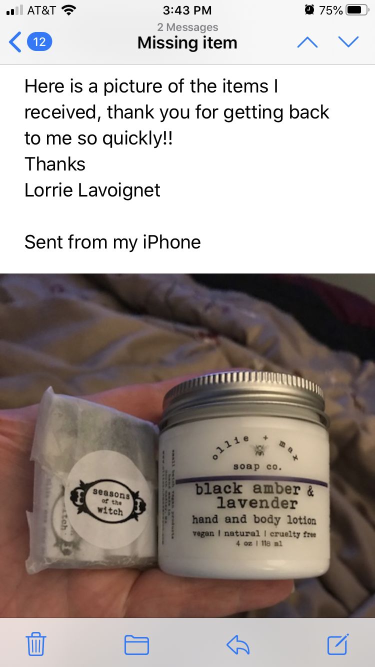 Customer photo review of The 4 Seasons of the Witch - Sample Set