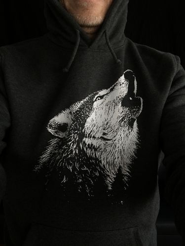 Customer photo review of WOLF - BIO   - Unisex Hoodie (BASIC)