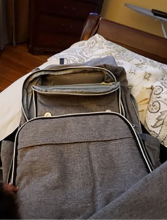 Customer photo review of Explorer Diaper Backpack (40% Off NOW!)