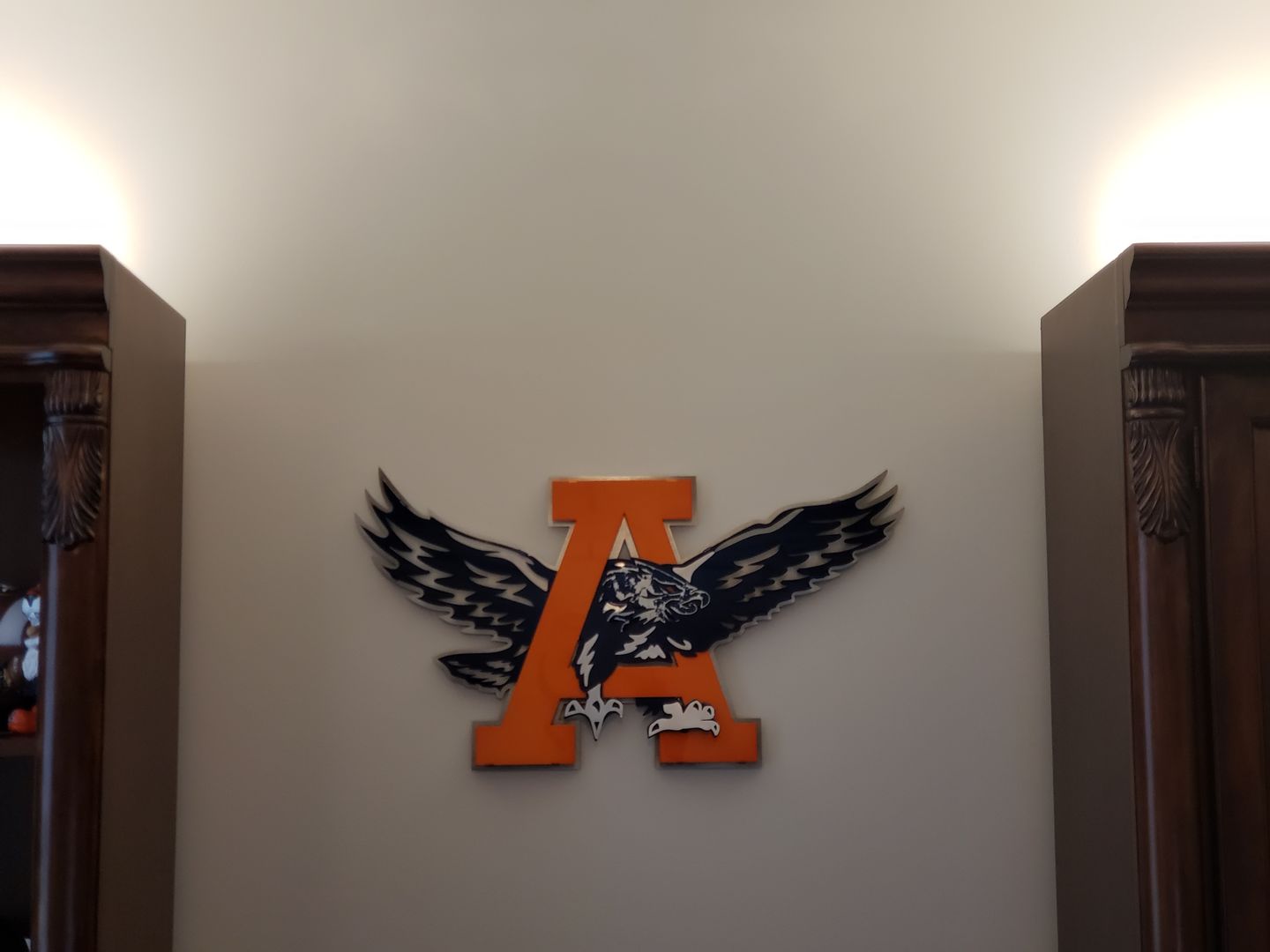 Customer photo review of Auburn University War Eagle 3D Vintage Metal Artwork