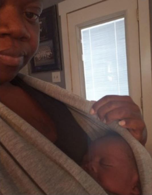 Customer photo review of Baby Wrap Carrier (40% OFF NOW!)