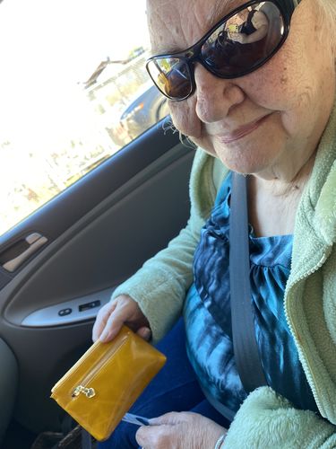 Customer photo review of Limoges Leather Wallet