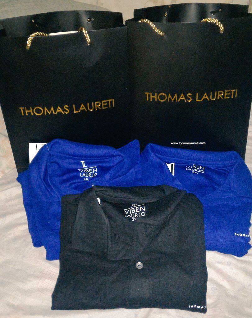 Customer photo review of Men's Thomas Laureti Black Polo Shirt