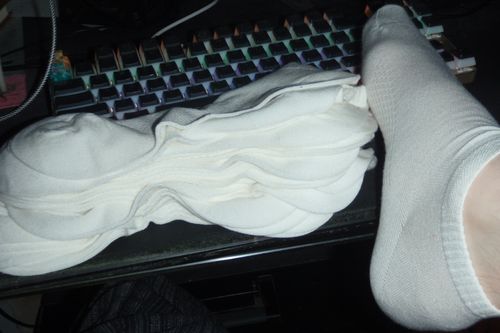 Customer photo review of J.B. Field's Bamboo "Mesh Air" Socks (3 Pairs)