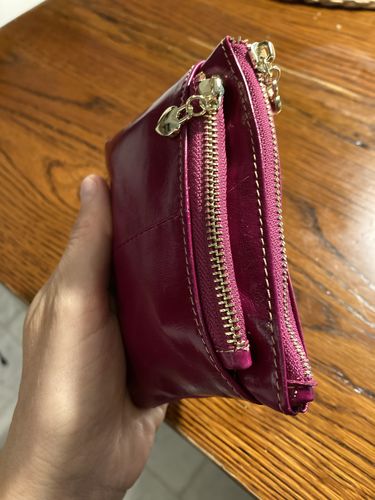 Customer photo review of Limoges Leather Wallet