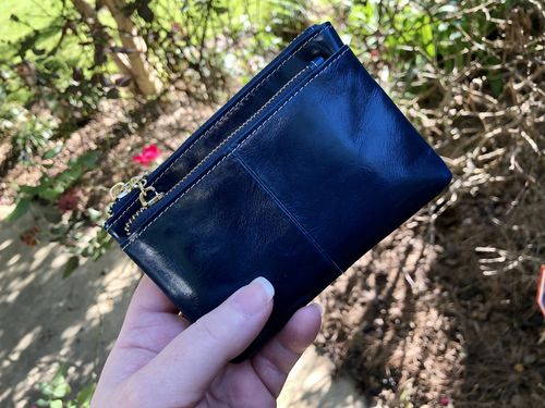 Customer photo review of Limoges Leather Wallet