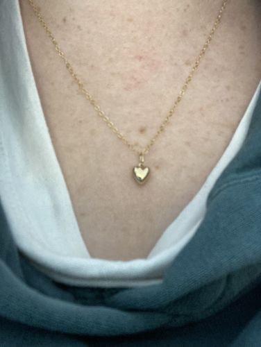 Customer photo review of Heart Necklace