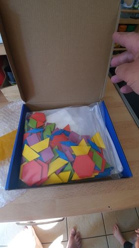 Customer photo review of 155pcs Wooden Jigsaw Puzzle