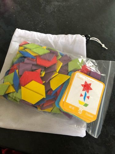 Customer photo review of 155pcs Wooden Jigsaw Puzzle