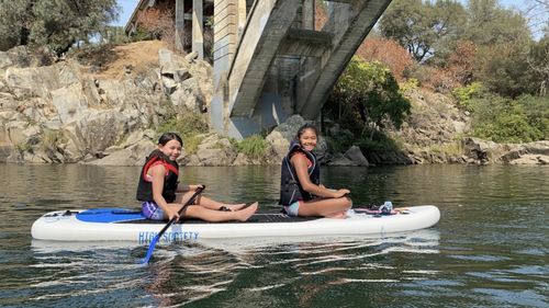 Customer photo review of KIALOA Keiki II Adjustable Stand Up Paddle - Youth