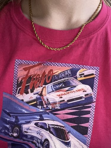 Customer photo review of Chic Basic Stainless Steel Rope Chain Necklace