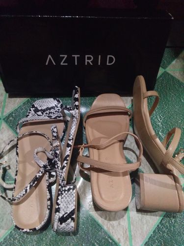 Customer photo review of B1T1 Charie Snakeskin White
