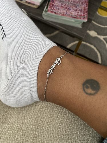 Customer photo review of Signature Anklet