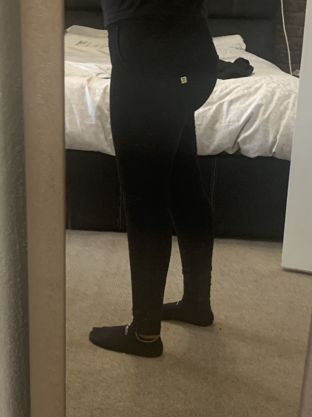 Customer photo review of High waist Butt lifting Jeggings - Black