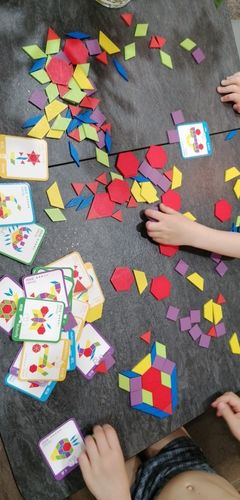 Customer photo review of 155pcs Wooden Jigsaw Puzzle