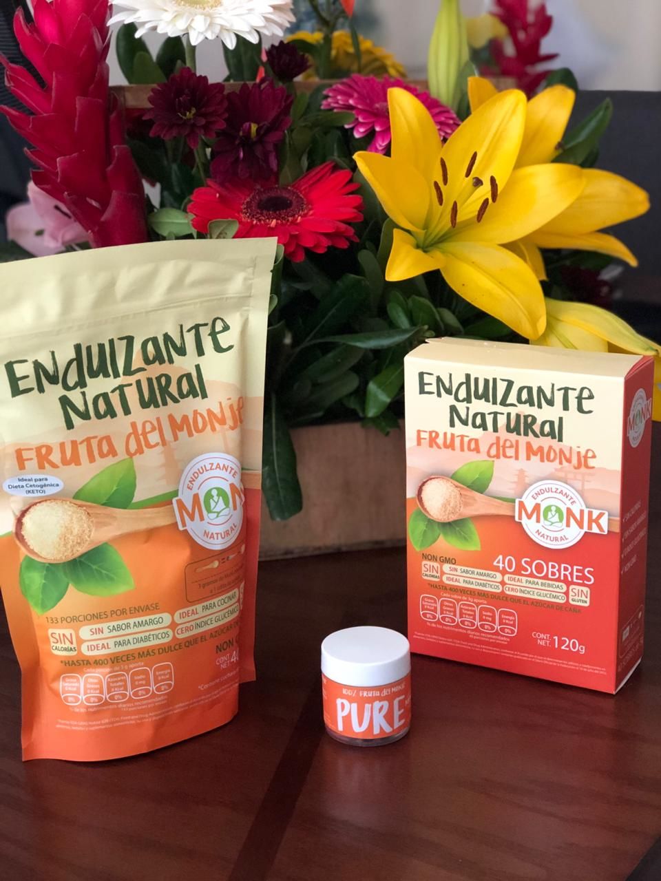 Customer photo review of Sobrecitos de Monk: Fruta del Monje en 40 sobres de 3 grs.