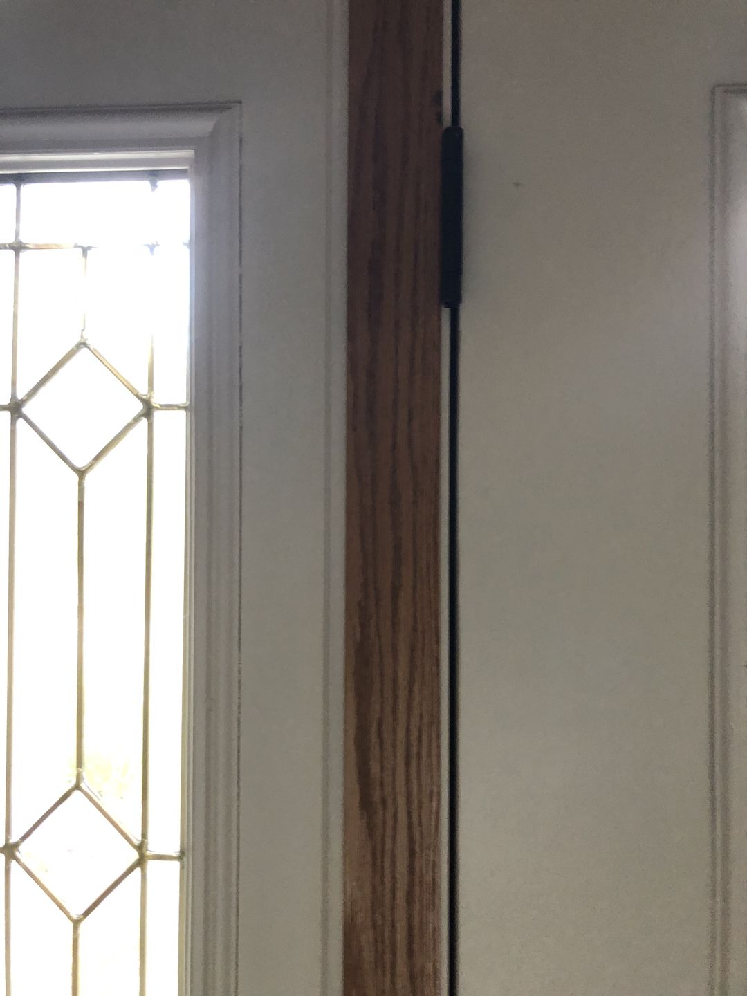 Customer photo review of Oil-Rubbed Bronze Hinge Set (3 hinges in set)