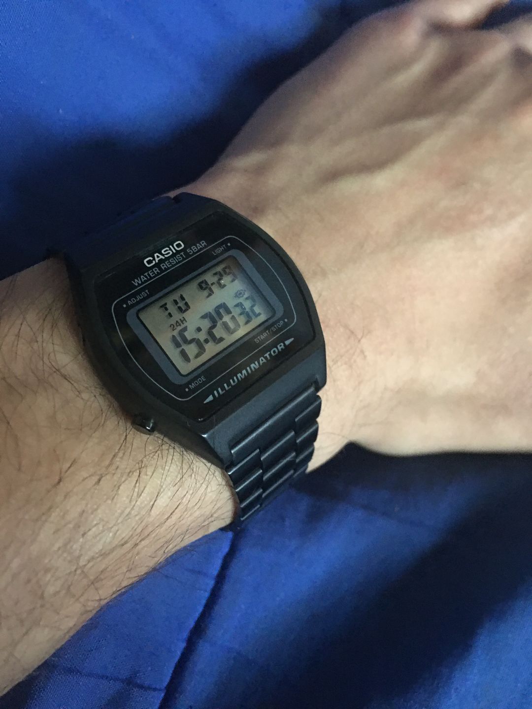 Customer photo review of Reloj Casio Vintage B640WB-1ADF Digital Metálico Negro