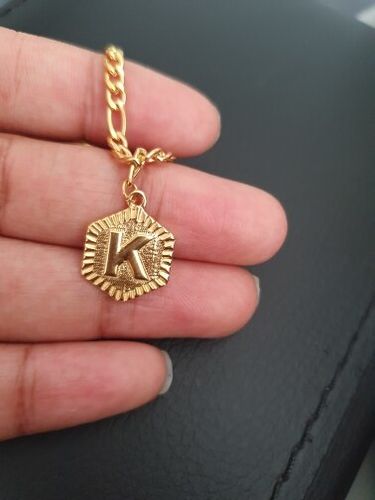 Customer photo review of Letter Initial Anklet