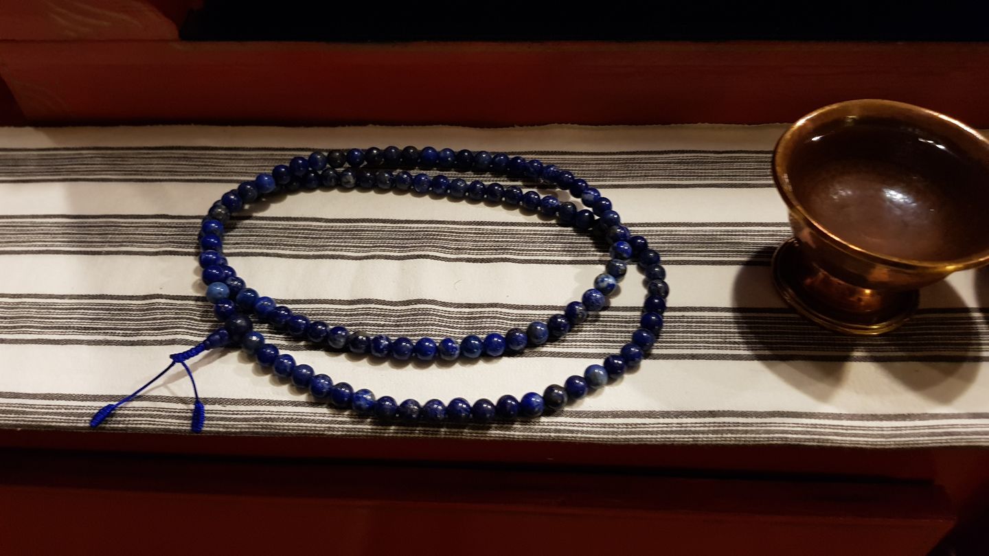Customer photo review of Mala Tibétain | Lapis Lazuli | 9 mm