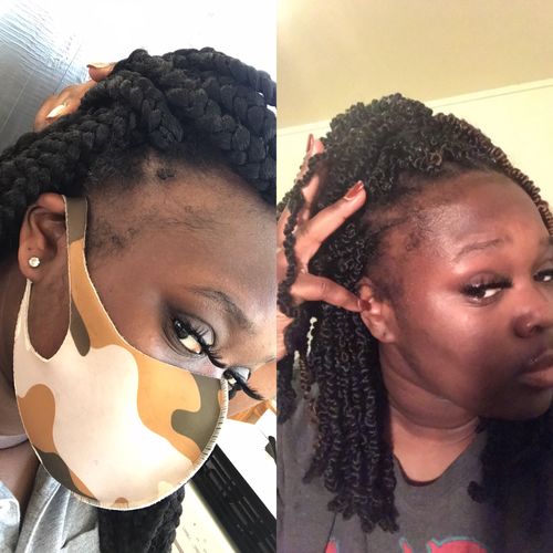 Customer photo review of PureFix Hair Elixir