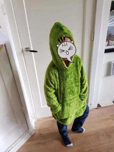 Customer photo review of Kidool™| Peluche 2 en 1 hoodie