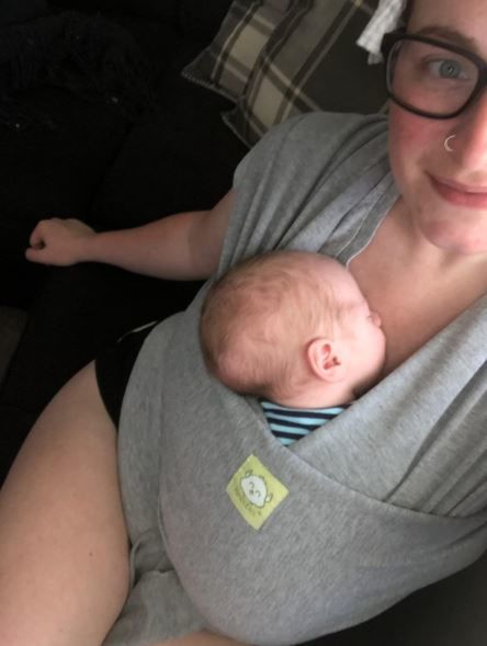 Customer photo review of Baby Wrap Carrier (40% OFF NOW!)