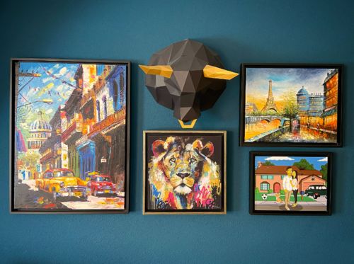 Customer photo review of Le Cadre Simpson Personnalisé