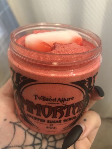 Customer photo review of Immortal  Sugar Scrub