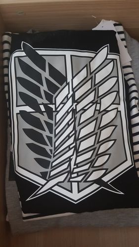 Customer photo review of Attack on Titan - Wings of Freedom Tee