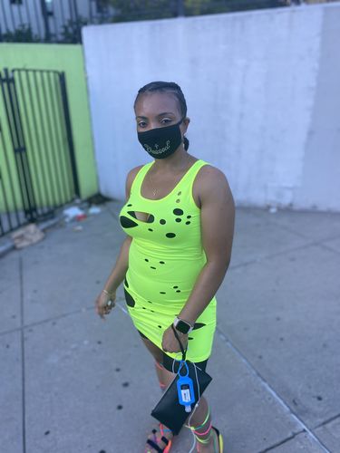 Customer photo review of Sexy Fashion Ripped Sleeveless Vest Dress