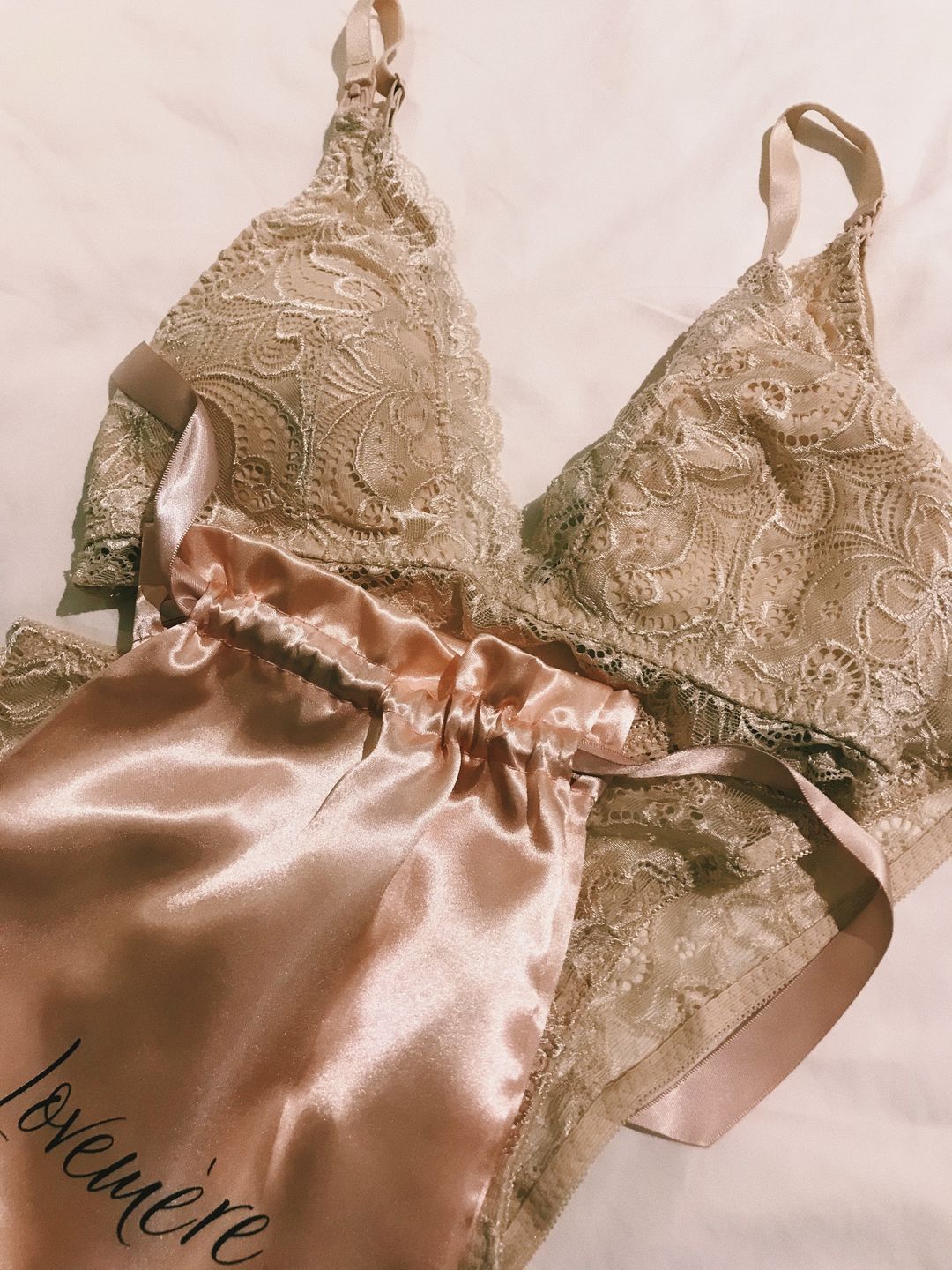 Customer photo review of Avery Dove Nursing Bralette