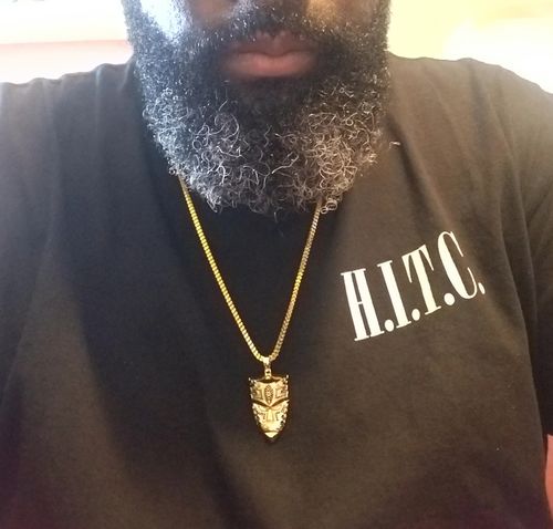 Customer photo review of Ghana Hunter Mask