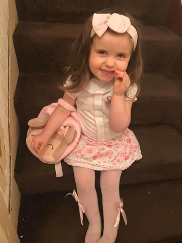 Customer photo review of Personalized Leyadoll Backpack (Strawberry) - 2 Skin Tones