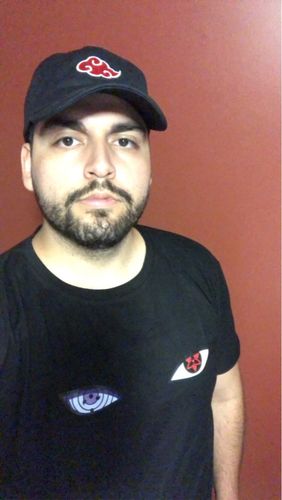 Customer photo review of Uchiha//Sharingan x Rinnegan - Tee