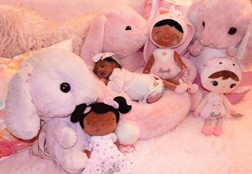 Customer photo review of Personalized Bunny Leyadoll with Gift Bag - 2 Skin Tones