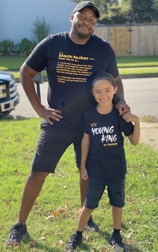 Customer photo review of Black Father Definition - Blk & Gld Premium