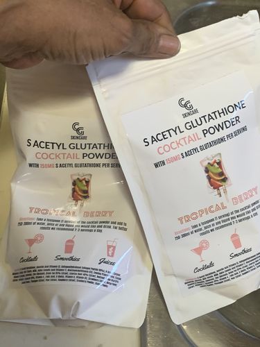 Customer photo review of S Acetyl Glutathione Cocktail Powder
