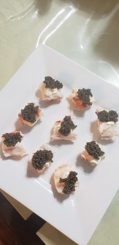 Customer photo review of “Royal Reserve” Golden Osetra Caviar