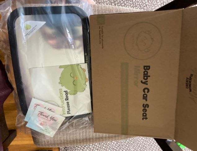 Customer photo review of Baby Car Mirror For Rear Facing Infant Car Seat