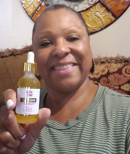 Customer photo review of PureFix Hair Elixir