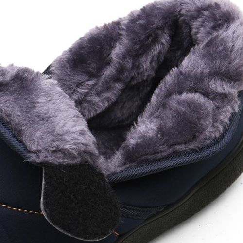 Customer photo review of Lazzy Women's high-top plus velvet thick warm cotton shoes
