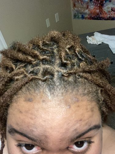 Customer photo review of Braids, Loc & Twist Firm Hold Pomade | 4 oz