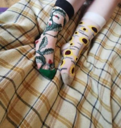 Customer photo review of Witty Socks Garden Collection